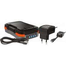 Black & Decker BDCB12B-XJ USB-Akku + Ladekabel (12V/1,5Ah)