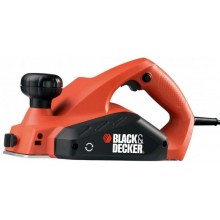 Black+Decker KW712-QS Elektrohobel mit Zweihandgriff und Absaugadapter 650 W / 82 mm