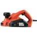 Black+Decker KW712-QS Elektrohobel mit Zweihandgriff und Absaugadapter 650 W / 82 mm