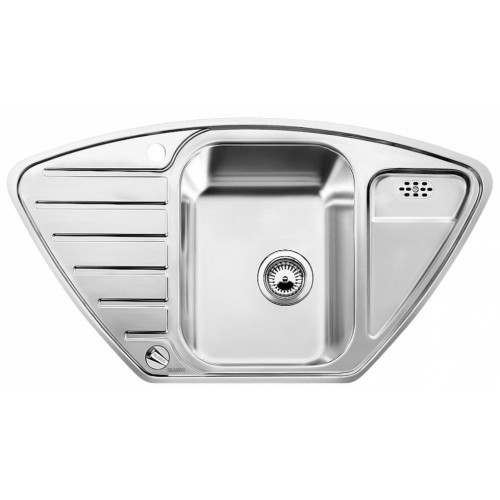 BLANCO LANTOS 9 E-IF Spüle Edelstahl Bürstfinish 516277