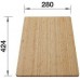 BLANCO Holzschneidbrett aus Bambus für SOLIS 424x280 239449