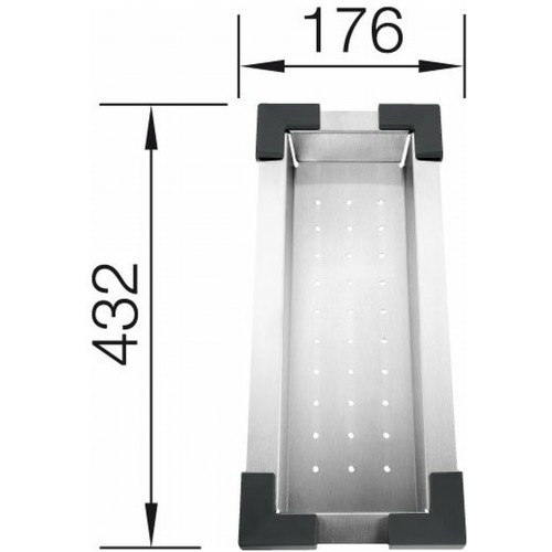 BLANCO Multifunktionsschale Edelstahl | 514542