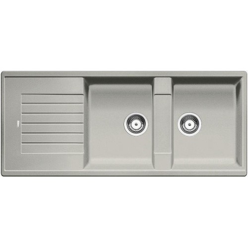 BLANCO Zia 8 S Granitspüle SILGRANIT®, Becken reversibel einbaubar, perlgrau 520638