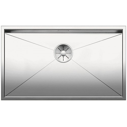 BLANCO Einbauspüle ZEROX 700-IF/N Edelstahl Steelart InFino Ablauf 521592