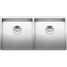 BLANCO Einbauspüle CLARON 400/400-IF Edelstahl Steelart InFino Ablauf 521617