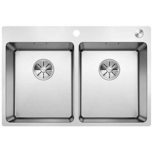 BLANCO ANDANO 340/340-IF/A Edelstahl Seidenglanz IF-Becken 525248