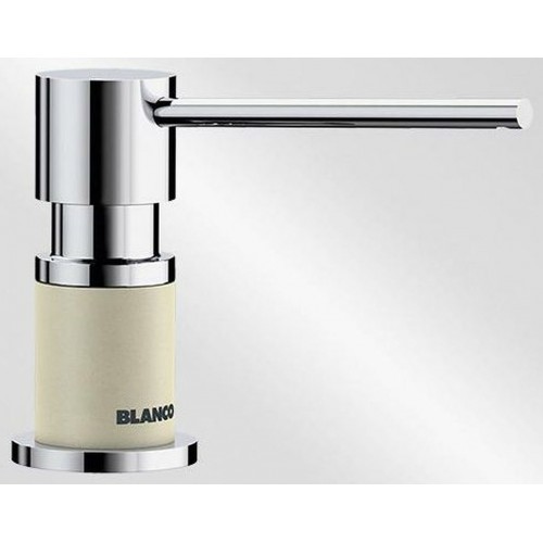 BLANCO Spülmittelspender LATO Silgranit-Look zweifarbig jasmin/chrom 525812