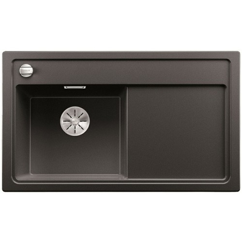 BLANCO Zenar 45 S-F Granitspüle SILGRANIT®, Becken links, mit Ablauffernbedienung 526040