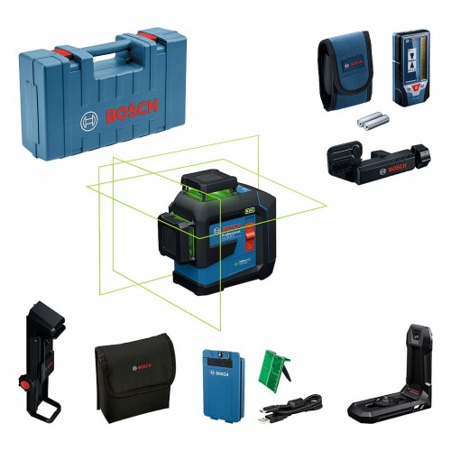 BOSCH GLL 80-33 G PROFESSIONAL Linienlaser, Empfangszelle LR 7Handwerkerkoffer 0601065502