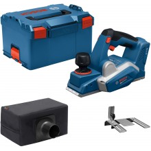 BOSCH GHO18V-20 PROFESSIONAL Akku-Hobel, L-BOXX 06015B5201