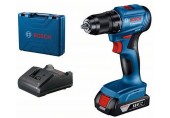 BOSCH GSR 185-LI Akku-Bohrschrauber (1x 18V/2,0Ah) GAL 18V-20 Koffer 06019K3001