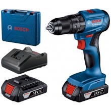 BOSCH GSB 185-LI PROFESSIONAL Akku-Schlagbohrschrauber, 2x 2,0 Ah, L-BOXX 06019K3100