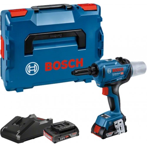 BOSCH GRG 18V-16 C PROFESSIONAL Akku-Nietpistole, 2× 2,0 Ah, L-BOXX 06019K5020