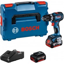 BOSCH GSB 18V-90 C Akku-Schlagbohrschrauber, 2x 4.0Ah, L-BOXX 06019K6104