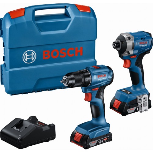 Bosch GDR 18V-215 + GSR 185-LI (2x GBA 18V 2,0Ah; GAL 18V-20; Koffer) 06019N2023