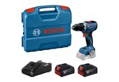BOSCH GSR 18V-65 PROFESSIONAL Akku-Bohrschrauber, 2× GBA 4.0Ah, L-case 06019N3231