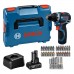 BOSCH GSR 12V-32 PROFESSIONAL Bohrschrauber, 1x2.0Ah, 1x4.0Ah , L-BOXX 06019N7005
