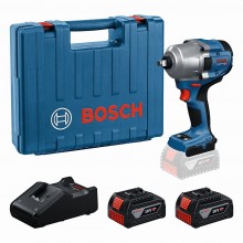 BOSCH GDS 18V-780 PROFESSINAL Akku-Drehschlagschrauber, 2x 5.0Ah, L-Boxx 06019P4021