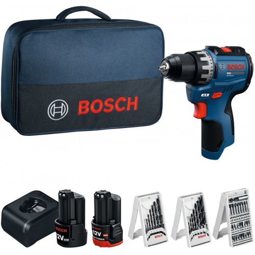 BOSCH GSR12V-31 PROFESSIONAL Akku-Bohrschrauber, 12V/2,0Ah+3,0Ah, Tasche 06019S6005 BOSCH GSR12V-31 PROFESSIONAL Akku-Bohrschrauber, 12V/2,0Ah+3,0Ah, Tasche 06019S6005