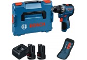 BOSCH GSR12V-31 PROFESSIONAL Akku-Bohrschrauber, 2x 12V/2,0Ah, L-BOXX 06019S6013