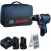 BOSCH GSB12V-31 PROFESSIONAL Akku-Schlagbohrschrauber, 2x 12V/2,0Ah, Tasche 06019S6103