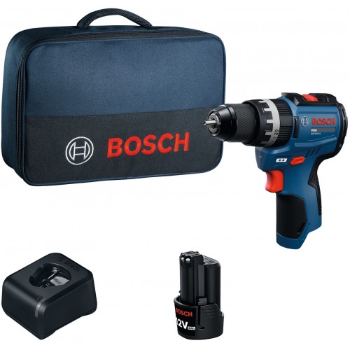 BOSCH GSB12V-31 PROFESSIONAL Akku-Schlagbohrschrauber, 1x 12V/2,0Ah, Tasche 06019S6105 BOSCH GSB12V-31 PROFESSIONAL Akku-Schlagbohrschrauber, 1x 12V/2,0Ah, Tasche 06019S6105