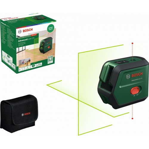 BOSCH AdvancedLevel 2G UNI Kreuzlinien-Laser mit Lotfunktion 0603663G00