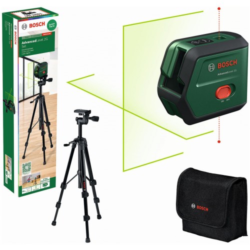 BOSCH AdvancedLevel 2G UNI Kreuzlinien-Laser mit Lotfunktion 0603663G01