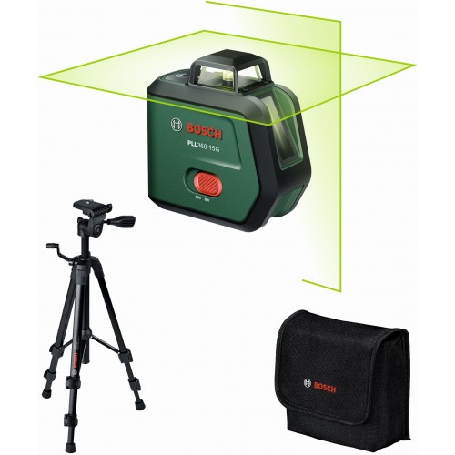 BOSCH PLL360-15G UNI Kreuzlinien-Laser + Stativ 0603663K01 BOSCH PLL360-15G UNI Kreuzlinien-Laser + Stativ 0603663K01