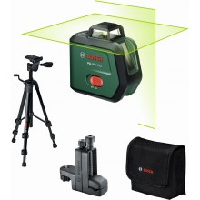 BOSCH PLL360-15G UNI Kreuzlinien-Laser 360° + Stativ + Halterung 0603663K02