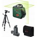 BOSCH PLL360-15G UNI Kreuzlinien-Laser 360° + Stativ + Halterung 0603663K02