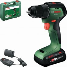 BOSCH PSR18V-60 Akku-Bohrschrauber, 1x2,5Ah, Handwerkerkoffer 06039D7201