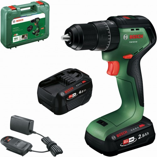 BOSCH PSB18V-60 Akku-Schlagbohrschrauber,1x4,0Ah, 1x2,5Ah, Handwerkerkoffer 06039D7303 BOSCH PSB18V-60 Akku-Schlagbohrschrauber,1x4,0Ah, 1x2,5Ah, Handwerkerkoffer 06039D7303