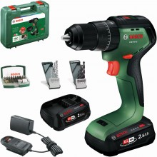 BOSCH PSB18V-60 Akku-Schlagbohrschrauber, 2x2,5Ah, Handwerkerkoffer 06039D7304