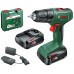 BOSCH EasyDrill 18V-40 (2x 2 Ah) + AL18V-20 Akku-Zweigang-Bohrschrauber 06039D8005