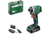 BOSCH UID 18V-210 Schlagschrauber mit 1× 2,0-Ah-Akku und Ladegerät 06039E7000