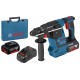 Bosch GBH 18 V-26 Akku Bohrhammer SDS-Plus in L-Boxx mit 2x GBA 6 Ah Akku, 0611909003