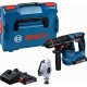 BOSCH GBH 18V-18 X PROFESSIONAL Akku-Bohrhammer mit ONECHUCK, L-BOXX, 2× 2.0Ah 0611927101
