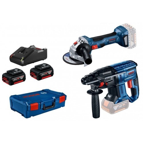 BOSCH GBH 180-LI + GWS 180-LI + 2x4.0 Ah, GAL 18V-40, XL-BOXX 0615990N05 BOSCH GBH 180-LI + GWS 180-LI + 2x4.0 Ah, GAL 18V-40, XL-BOXX 0615990N05