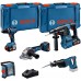 BOSCH GSB+GBH+GWS+GSA+GL+3×5+GAL PROFESSIONAL 18V-Set mit 5 Werkzeugen 0615A5007S