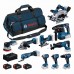 BOSCH 10teiliges 18V Werkzeugset GSB+GBH+GWS+GDR+GKS+GSA+GOP+GST+GDS+GEX+3x5Ah 0615A500EH