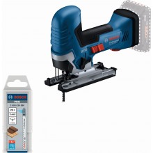 BOSCH GST 18V-125 S Akku-Stichsäge + 25-tlg. Sägeblatt-Set 0615V0003B