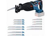 BOSCH GSA 18V-28 PROFESSIONAL Säbelsäge + 25-tlg. Sägeblatt-Set 0615V0003G
