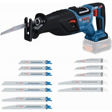 BOSCH GSA 18V-28 PROFESSIONAL Säbelsäge + 25-tlg. Sägeblatt-Set 0615V0003G
