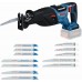 BOSCH GSA 18V-28 PROFESSIONAL Säbelsäge + 25-tlg. Sägeblatt-Set 0615V0003G