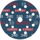 BOSCH EXPERT O780 Folienschleifscheibe, 125 mm, G240 2608902413