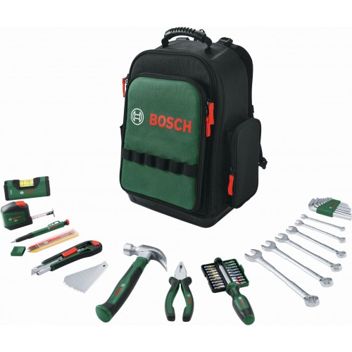 BOSCH Werkzeugrucksack-Set 60-teilig 1600A02ZA1 BOSCH Werkzeugrucksack-Set 60-teilig 1600A02ZA1