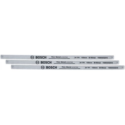 BOSCH Bügelsägeblätter 150 mm 24 TPI 3 Stück 1600A032UL