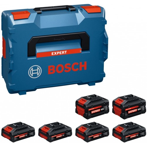 BOSCH EXPERT 4x EXBA18V-40 + 2xEXBA18V-80 Akkupack 1600A0373G