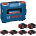 BOSCH EXPERT 4x EXBA18V-40 + 2xEXBA18V-80 Akkupack 1600A0373G